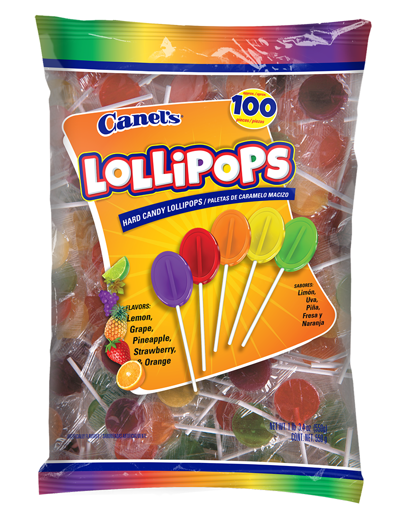 CANELS LOLLIPOPS 12/100 pz