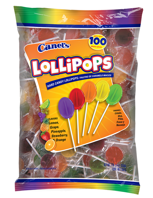 CANELS LOLLIPOPS 12/100 pz