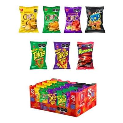 Barcel Chips Pack 25pz